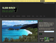 Tablet Screenshot of 10000birds.com